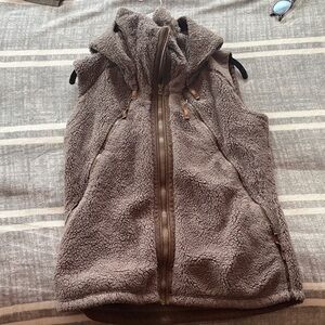 Cozy Brown Sherpa Vest